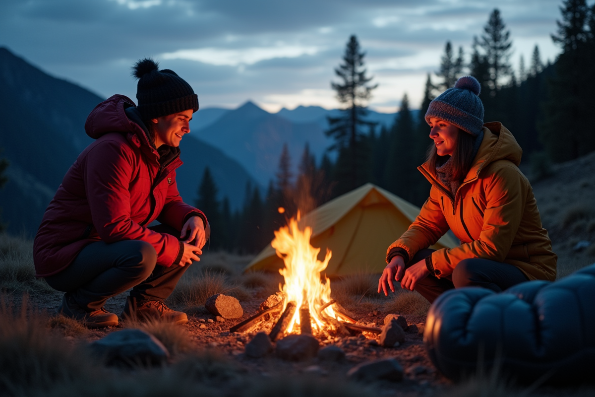 camping dormir