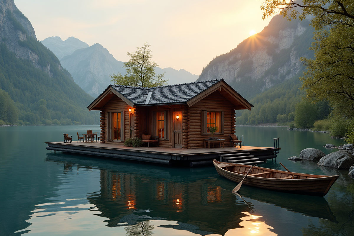 maison flottante